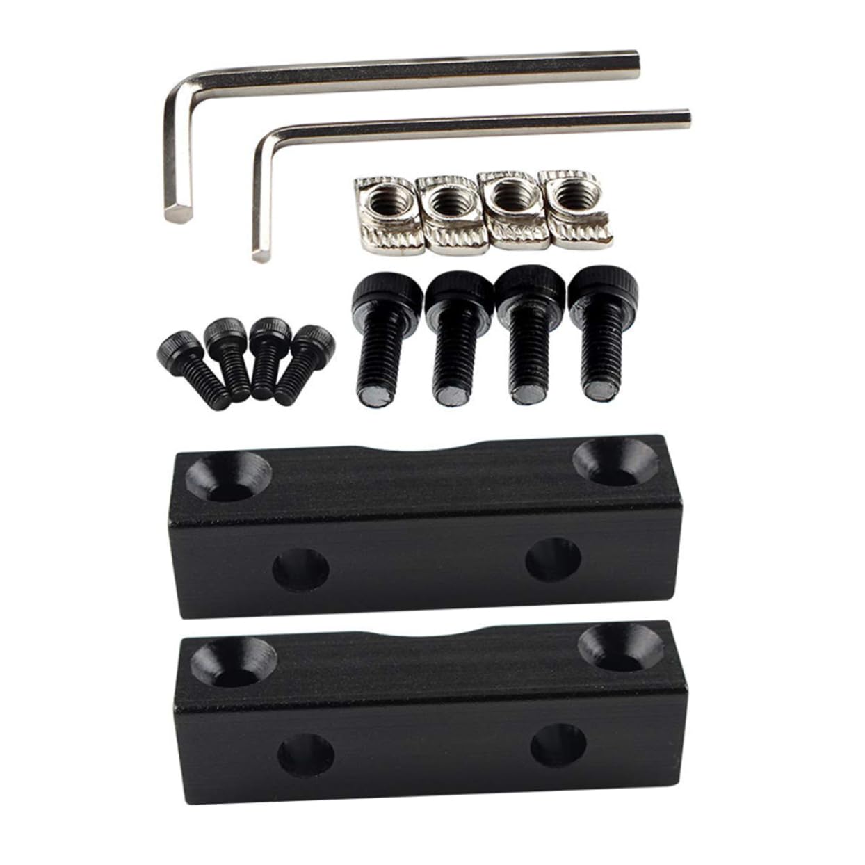 FUNOMOCYA 3D Printer z Axis Stepper Motor Mount Aluminum Bracket Fixed Seat Easy Install