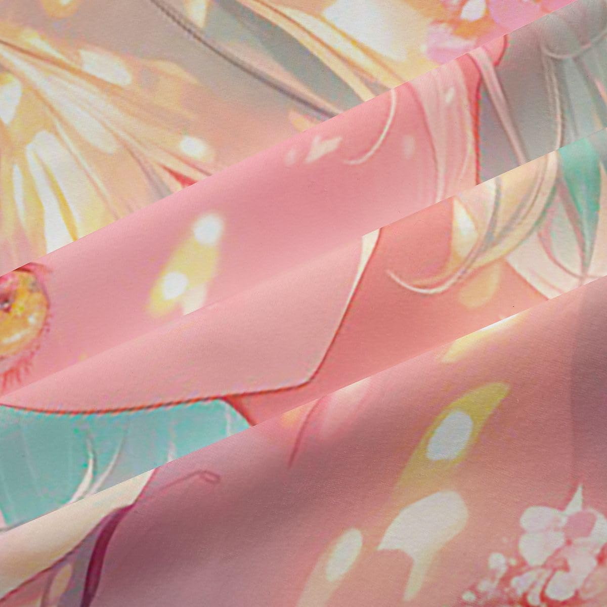 Homemissing Anime Mädchen Vorhänge 183x117cm