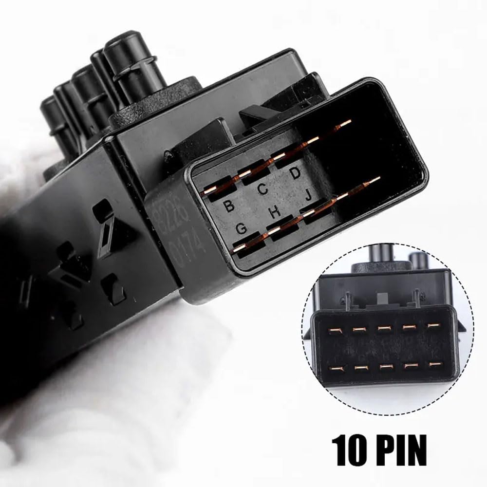 Interrupteur de Réglage de Siège électrique pour Mitsubishi Outlander ASX Lancer Evolution, Électrique Siège Avant Gauche Côté Conducteur Ajuster Noir 6922A008 6922A033 Remplacement,Left