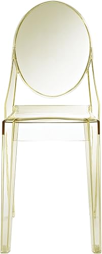 Miniatura 4 de LexMod Casper silla de comedor Policarbonato Amarillo