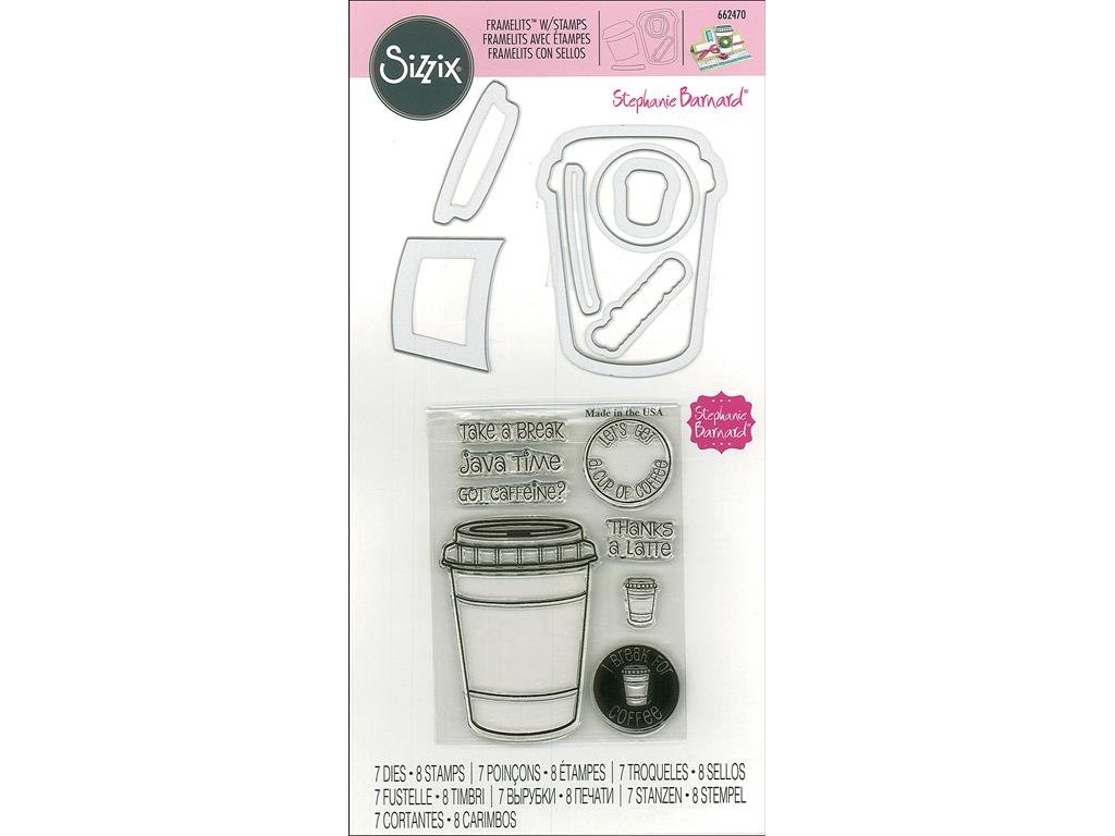 SizzixSB Framelits Die/Stamp Coffee