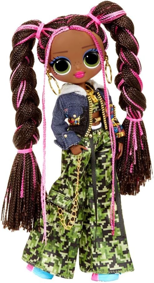 L.O.L. Surprise! Store OMG Remix Honeylicious Fashion Doll, Plays Music with 25 Surprises Including Shoes, Hair Brush, Doll Stand, Magazine, and Record Player Package - for Girls Ages 4+