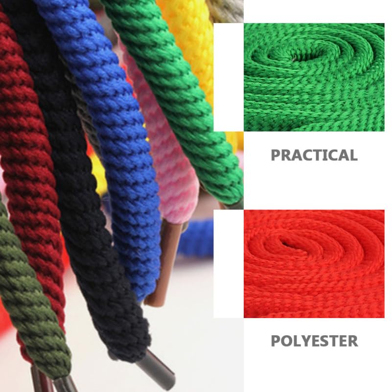 SEWACC 3sets Polyester Drawstring Cords for Pants Replacement Strings Breathable Lightweight Durable Comfortable Mixed Colors 10pcs*3