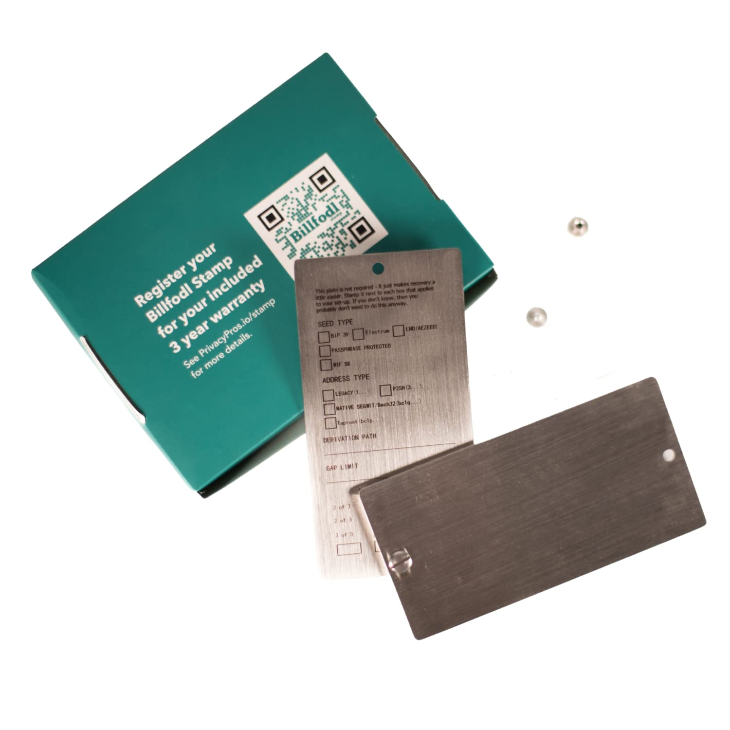 Billfodlstamp Seed Phrase Backup Device Password Keeper For Bitcoin Ethereum  | Desertcart Seychelles