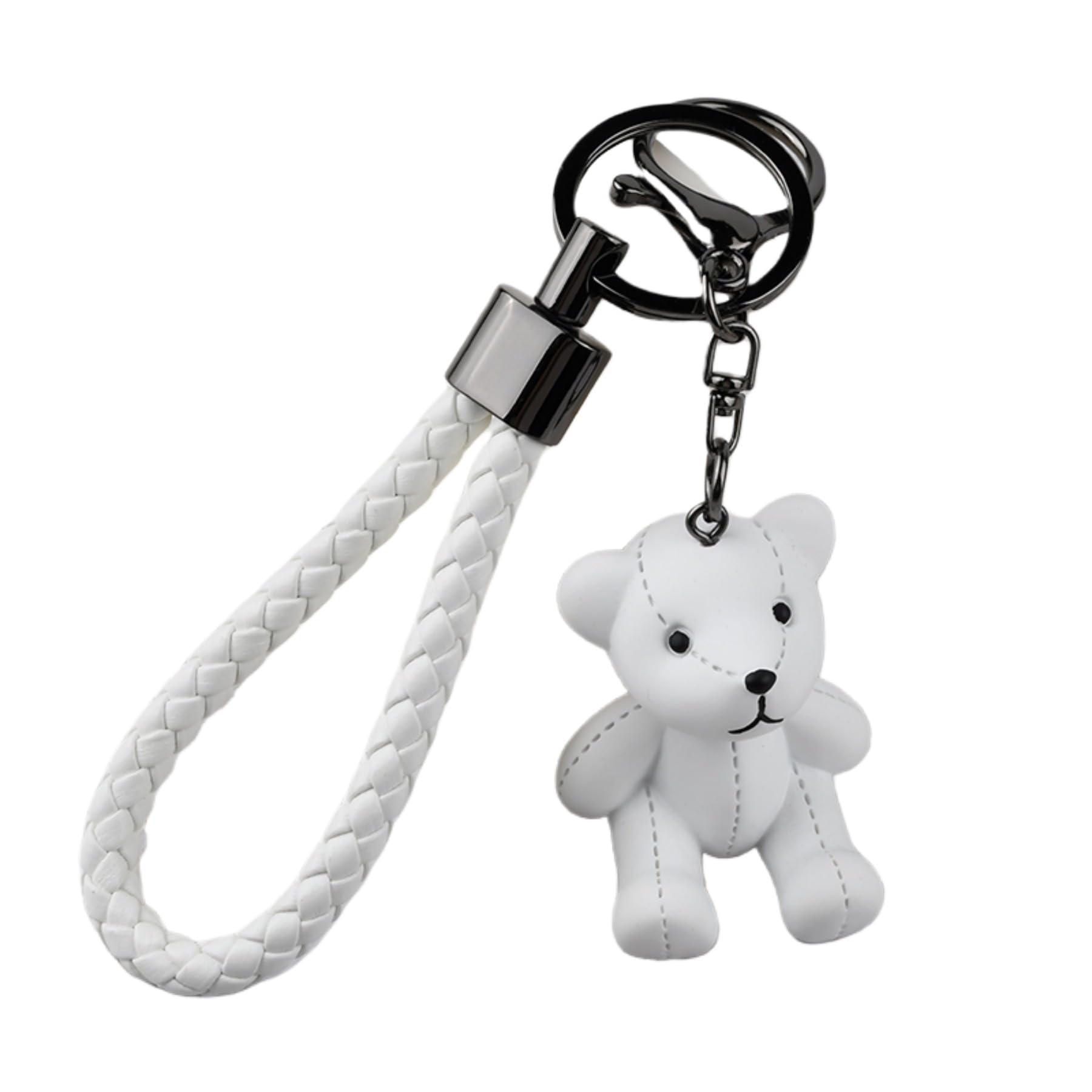 Yaihsuy Bear Resin Keychain Bear Key Ring Bag Charm for Car Keys, Backpack Accessories,Decoration Gift for Women Girls