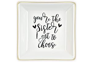 Unique Sister Gifts for Women: Soul Sister Blessing Trinket Ring Dish