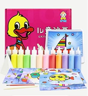 مجموعة رسم فنية للاطفال، 12 قلم ماركر ملون، مجموعة تلوين تعليمية بتصميم بطة