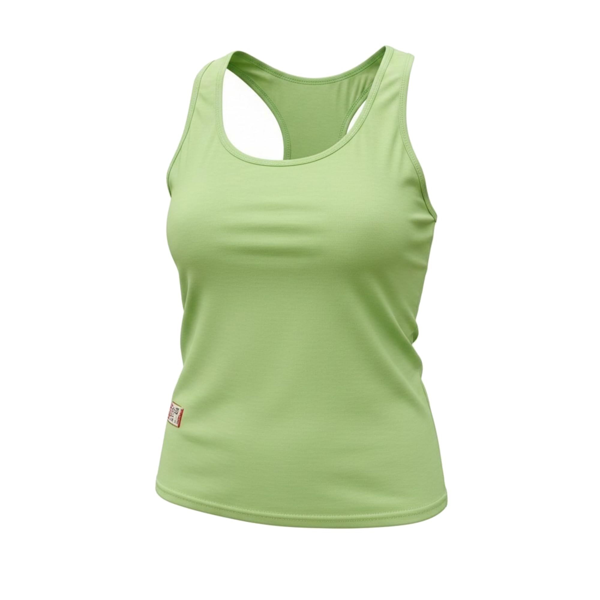 Women's T Back Tank Top | Soft Stretch Hosiery Cotton Fabric Tank | Lightweight Comfortable Innerwear | Stylish Design - Green Size 36-picture-24
