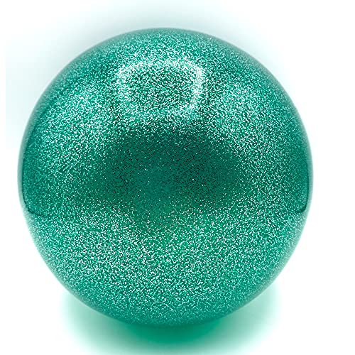 AMAYA SPORT Pelota Gimnasia Ritmica COMPETICION 400 gramos Galaxy Verde