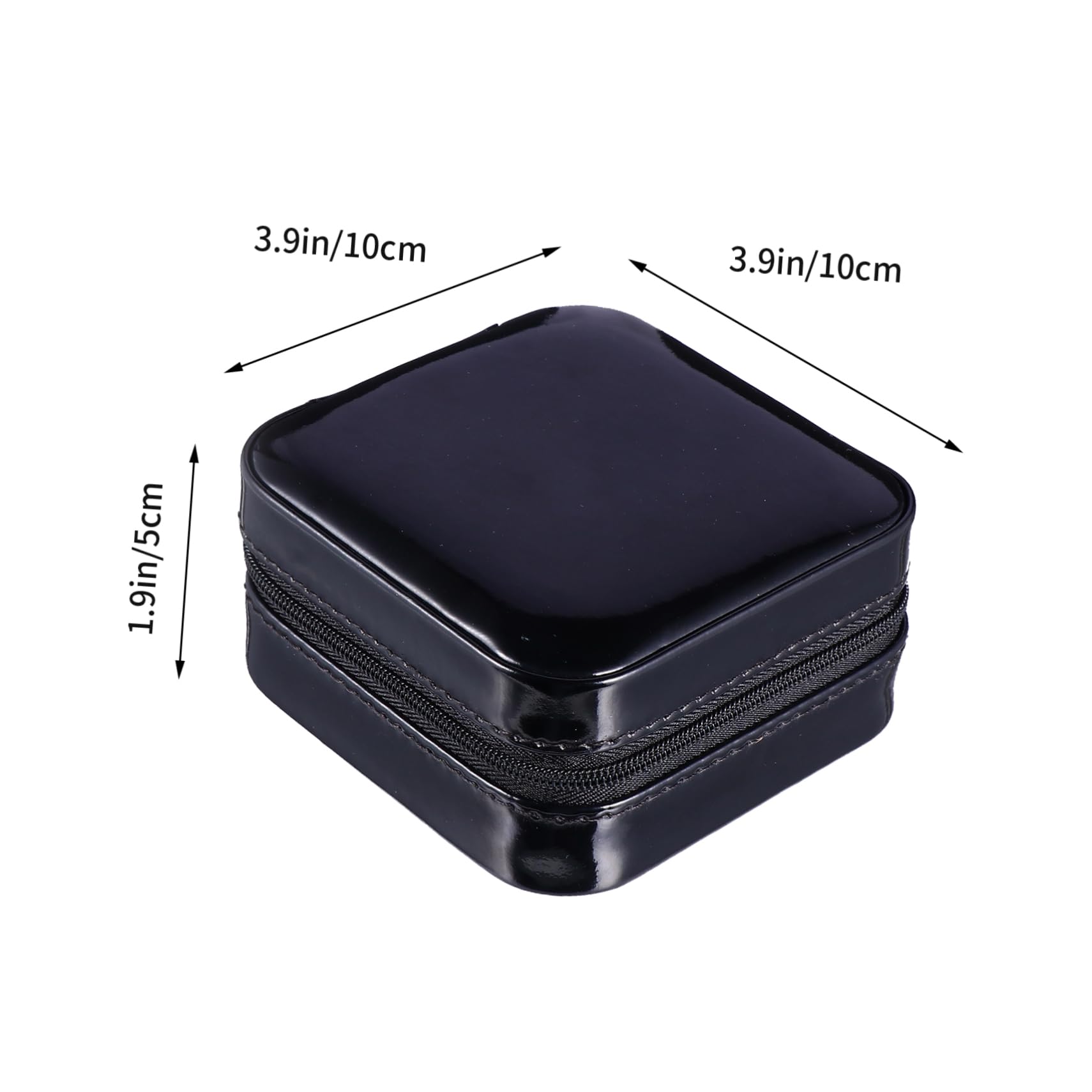 PACKOVE 3piezas Organizador De Joyería Pu Diseño Elegante Caja De Almacenamiento Para Collares Anillos y Pendientes Para Viajes y Cumpleaños y Días Especiales