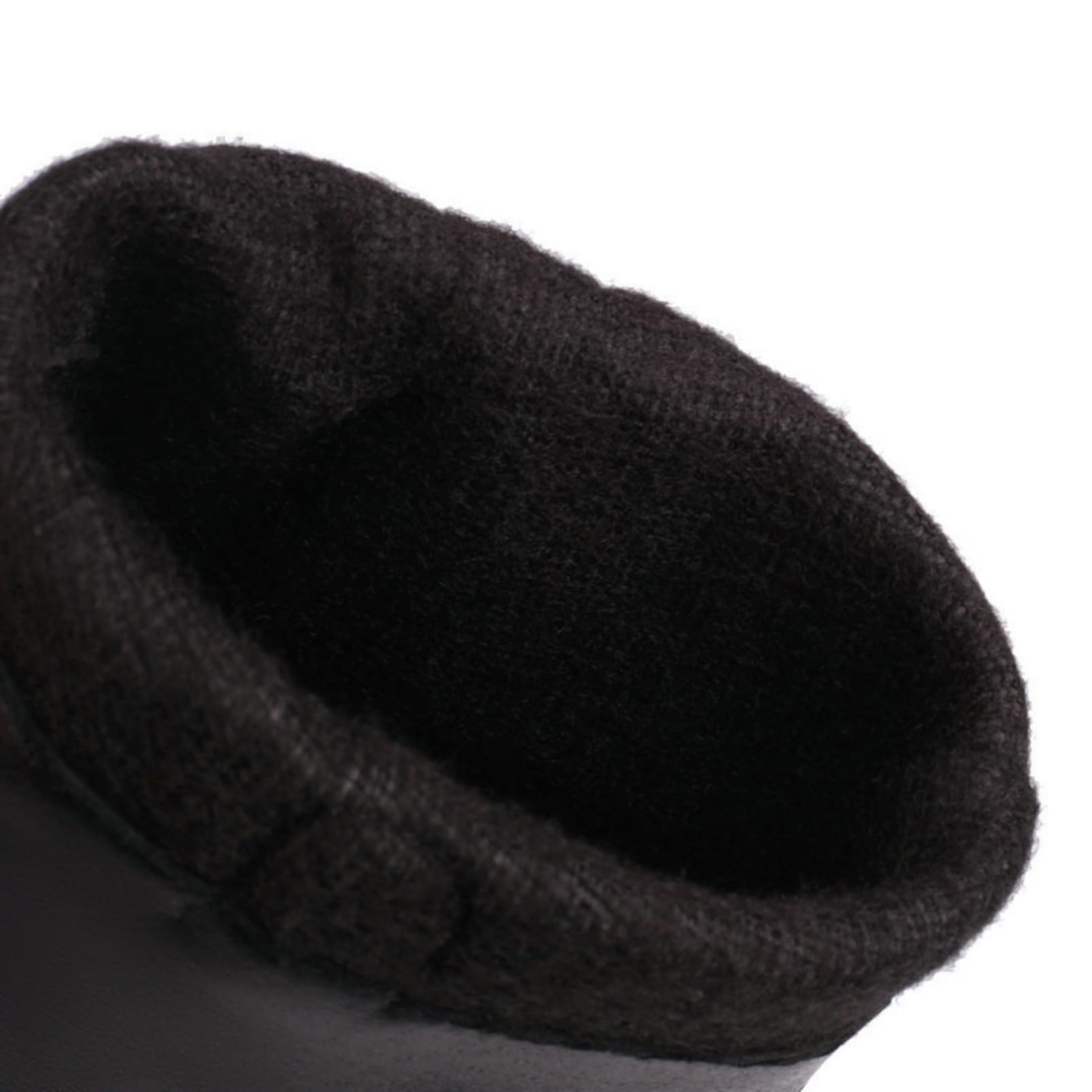 Generico Stivali Donna Stile Western Mezzo Polpaccio con Ricami, Stivale Alto a Canna Larga e Design Slip-On per Stile Country