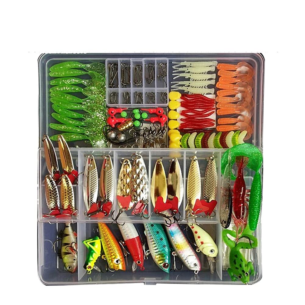 Amazon.co.jp: 釣り針 フルキット釣りルアーズセット混合硬質
