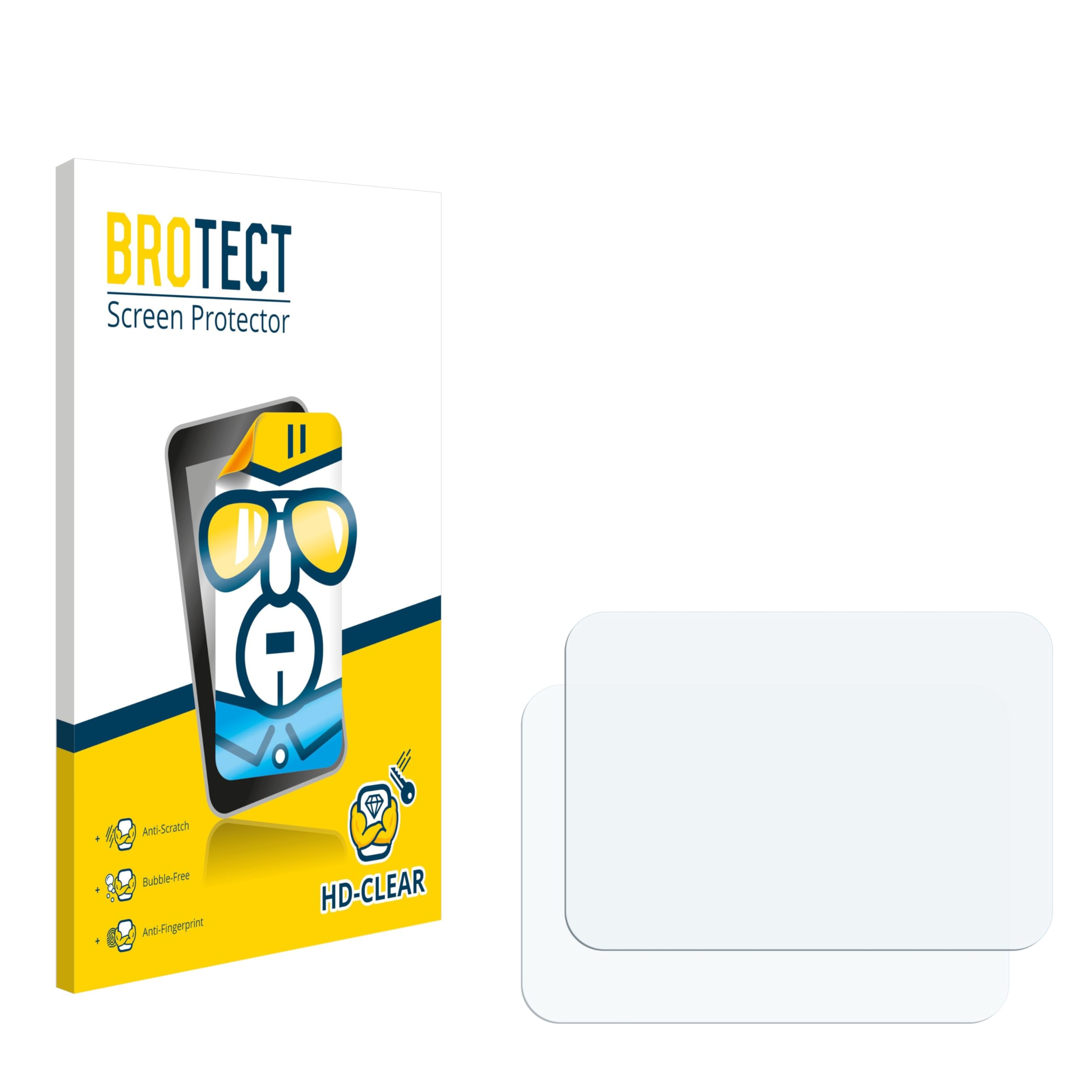 brotect Screen Protector Compatible with Technaxx MusicMan MA (2 Pack) - HD-Clear Protection Film