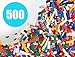Building Bricks - Regular Colors - 500 Pieces - Compatible with All Major Brands