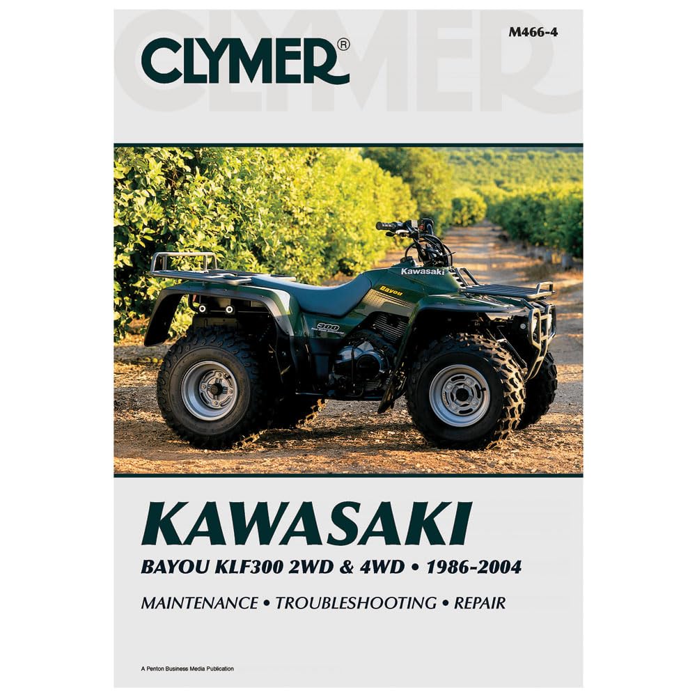 Clymer Repair Manuals for Kawasaki BAYOU 300 2X4 1986-2004