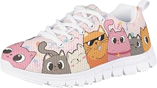 Yzaoxia Little/Big Kids Tennis Shoes for Girls Breathable Mesh Sneakers Lightweight Running Shoes Size 11-3