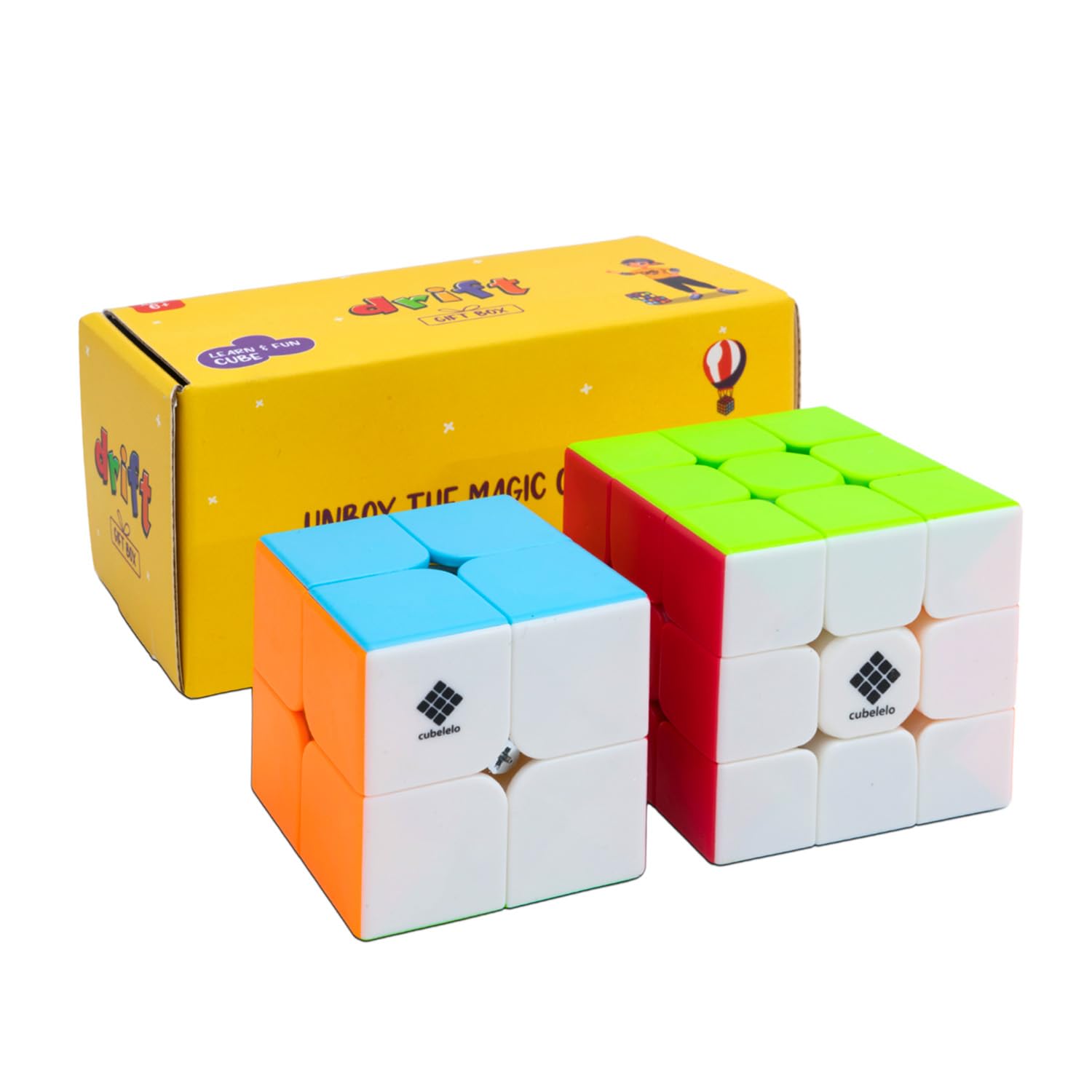 Cubelelo Drift 2x2 & 3x3 Premium Gift Box | 2-in-1 Puzzle Game Set | Double The Challenge, Twice The Fun | Ultimate Value Saver Combo | Beginner Startup kit | Toy for Children Kids & Adults (B08XK25RRF) Amazon Price History, Amazon Price Tracker