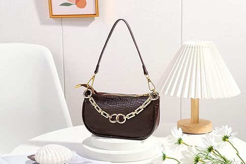 Miniatura 10 de Anbys 2 piezas de correa extensora para bolso, cadena alargadora de bolsa, forma oblonga, de repuesto, para bolso cruzado, bolso de hombro (Gunmetal