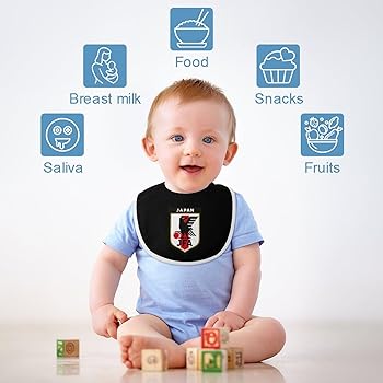Amazon.co.jp: [CJR] よだれかけ 日本サッカー協会 JFA 防水 スタイ