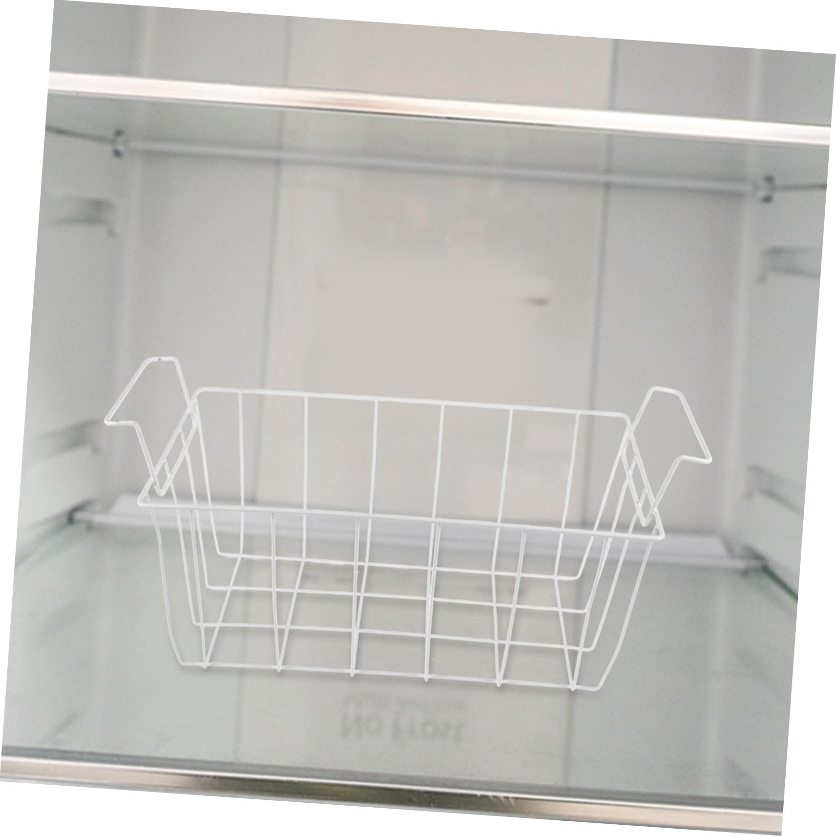 VALICLUD Cestas de Alambre para Congelador Horizontal Cesta de Acero Resistente Compatible Refrigerador Contenedor de Almacenamiento para Hogar y Cocina Organizador Colgante para Alimentos