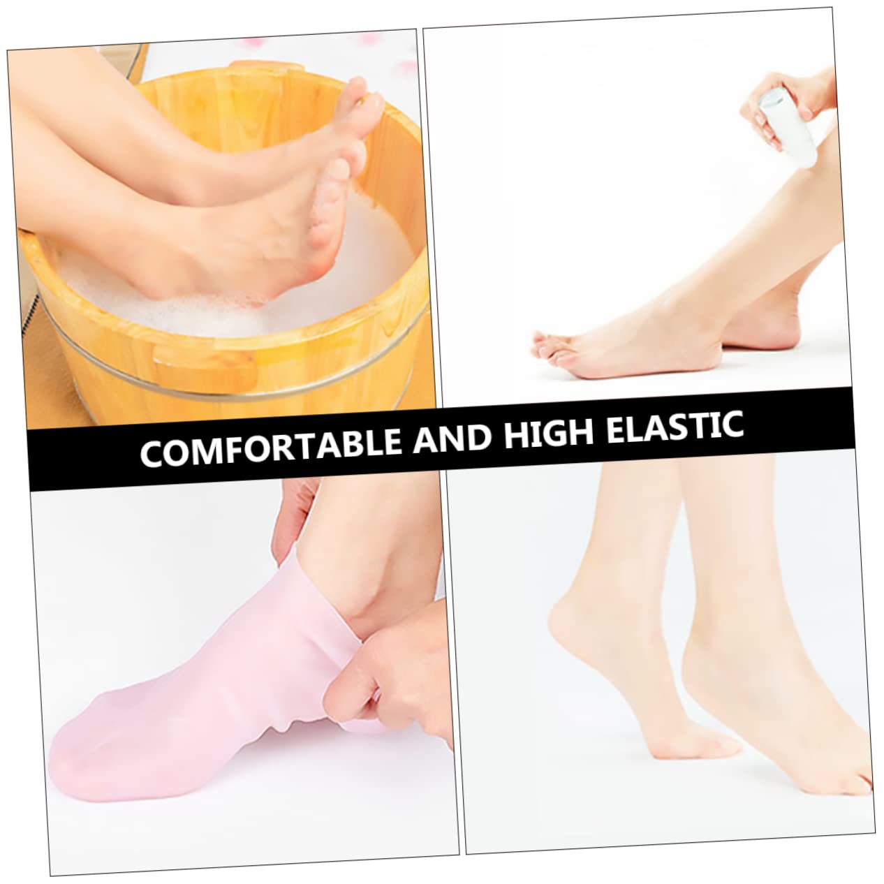 NOLITOY Moisturizing Feet Socks Rejuvenate Socks Sebs Material Prevent Flaking Cracking