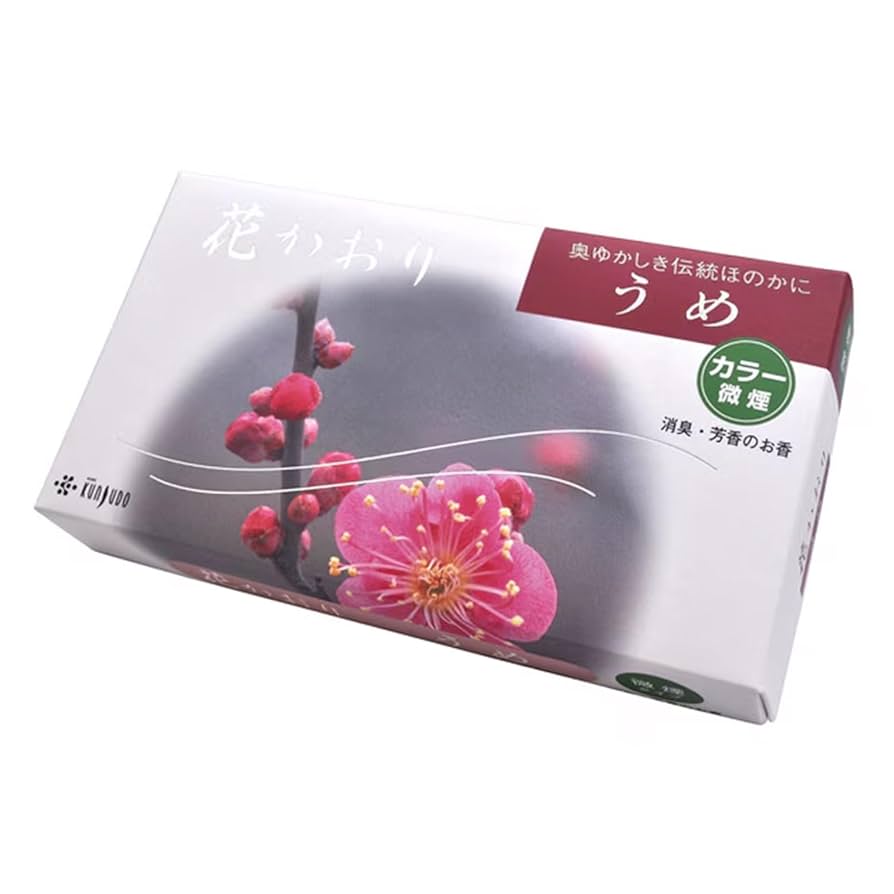 Amazon.co.jp: 花かおりシリーズ 薫寿堂のお線香 花かおり うめ