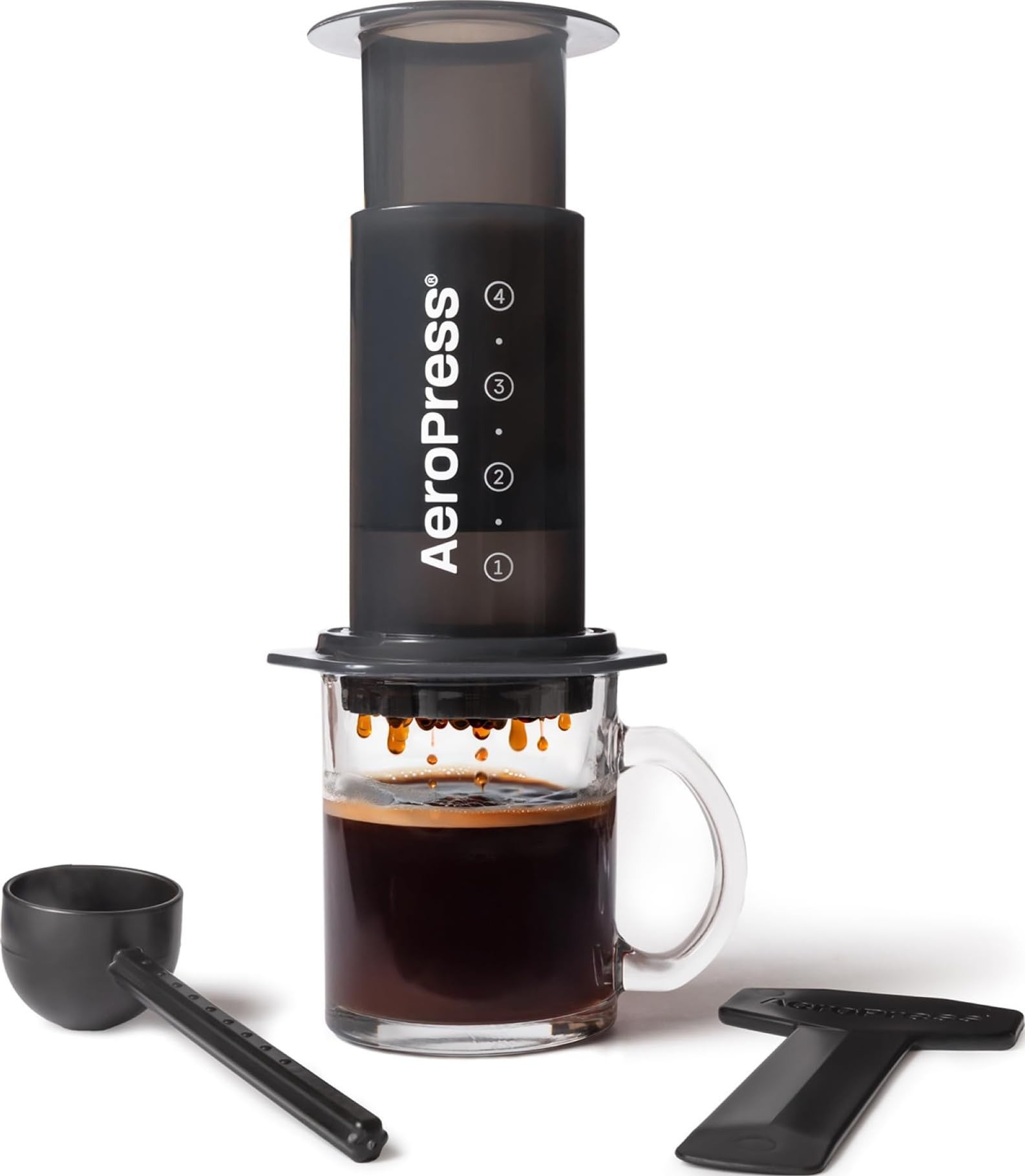 Amazon｜Aerobie AeroPress Coffee Maker | オールインワンの手動