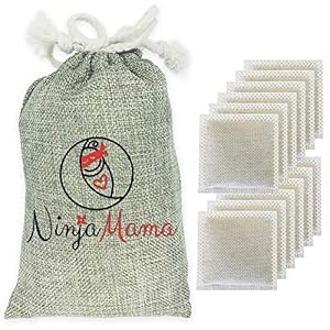 Diaper Pail Deodorizer. Compatible with Most Pails Bamboo Carbon Charcoal Filters, Odor Eliminating Refills for…