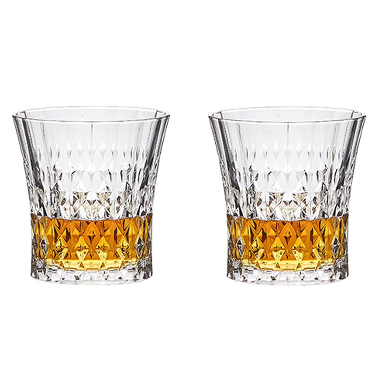 Kieliszek do Whisky i Czerwonego Wina - Bezołowiowe Szkło Kryształowe, Idealne do Koktajli, Piwa, Soku i Wody - Dla Domu, Restauracji i Imprez - 2 Sztuki