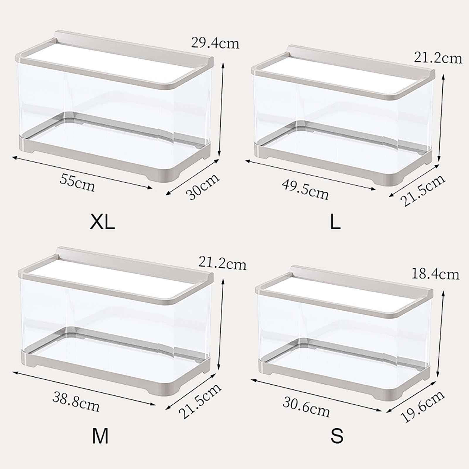 Acuarios Y Peceras Completas, Acuario con Luz Nocturna LED, Pecera con Sistema De Filtrado Integrado E Iluminación LED,Bajo Ruido Y Silencioso(M)