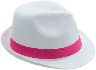 SILABA TONICA Sombreros para Fiestas - Pack de 10 Sombreros para Peñas - Sombreros de Colores para Hombre y Mujer - Elige el Color de la Cinta del Gorro