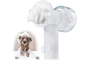 RICANK Dog Bath Brush with Automatic Foaming Makes Your Dog's Bath Time Much Easier!