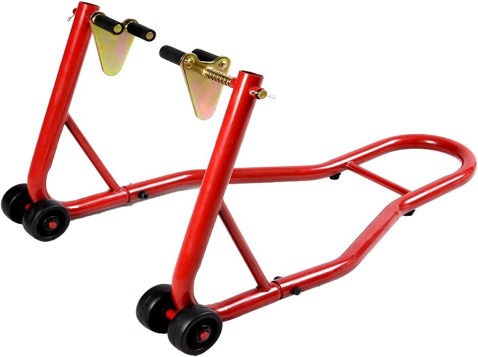 Bike Stand Rear Forklift Pro Motorcycle Spoolift Paddock Swingarm Lift With Wheels