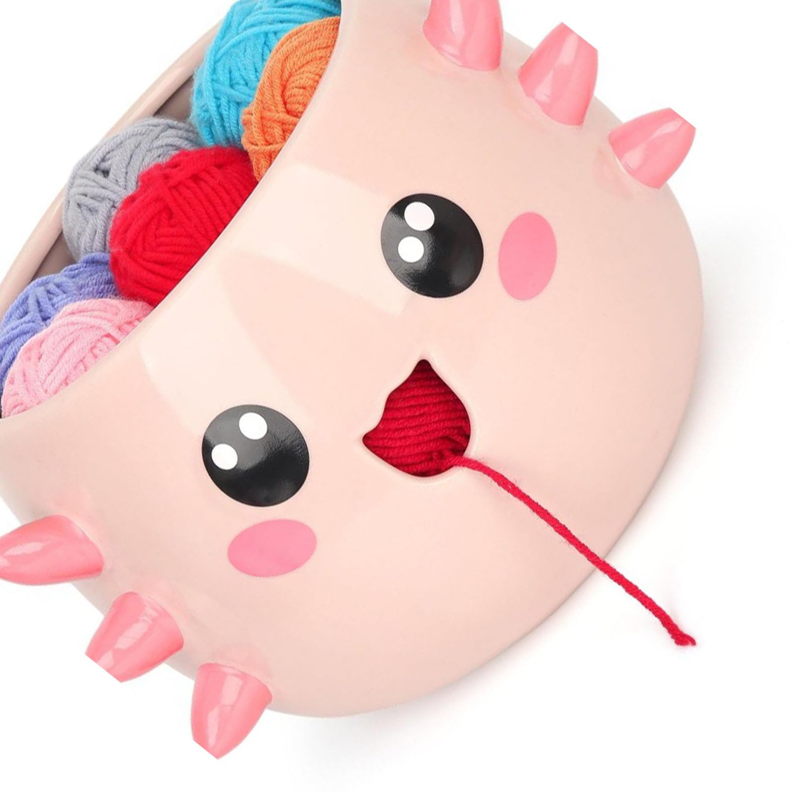 Nucelit Resin Crochet Yarn Bowl Includes Nonslip Designs to Movement and Tangles for Knitting Resin Crochet Bowl Home Craft