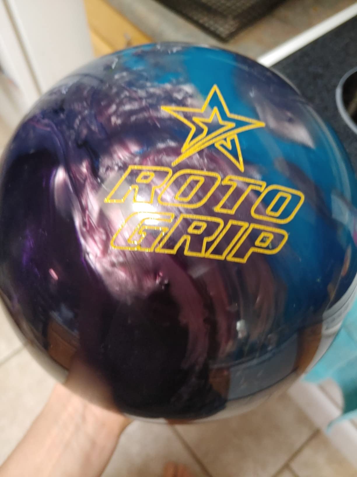 22/mo Finance Roto Grip Hyped Pearl Bowling Ball Black/Blue
