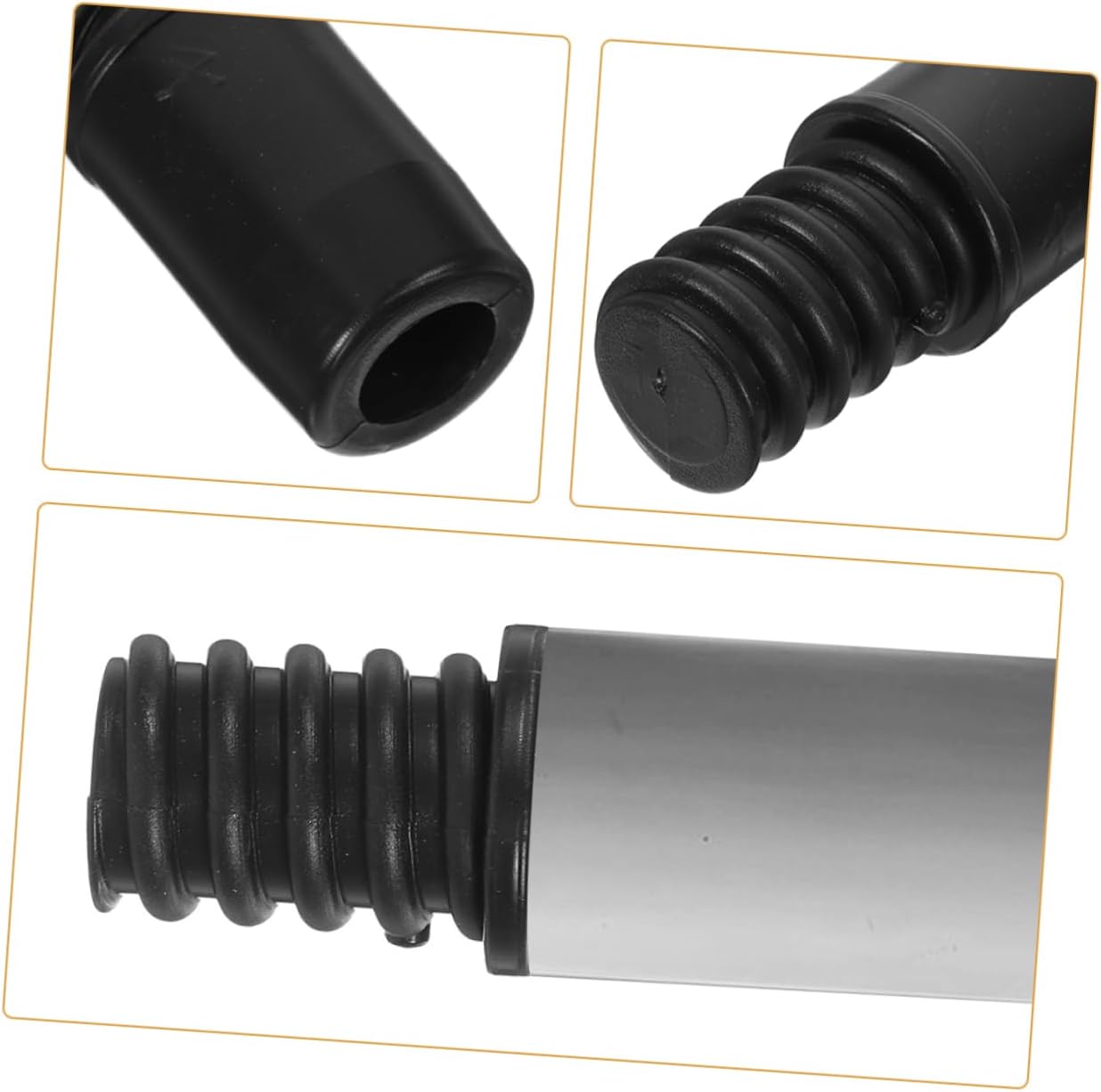 12pcs Threaded Handle Tips for Broom Poles Connector for Mop Extension Rods Compatible Standard Threaded Ends for Use