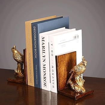 Amazon.co.jp: ブックエンド本立て レトロブックエンド北欧