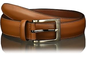 Timothy Leather Men's Tan Belt (Sizes 30-54 Inches Big & Tall)