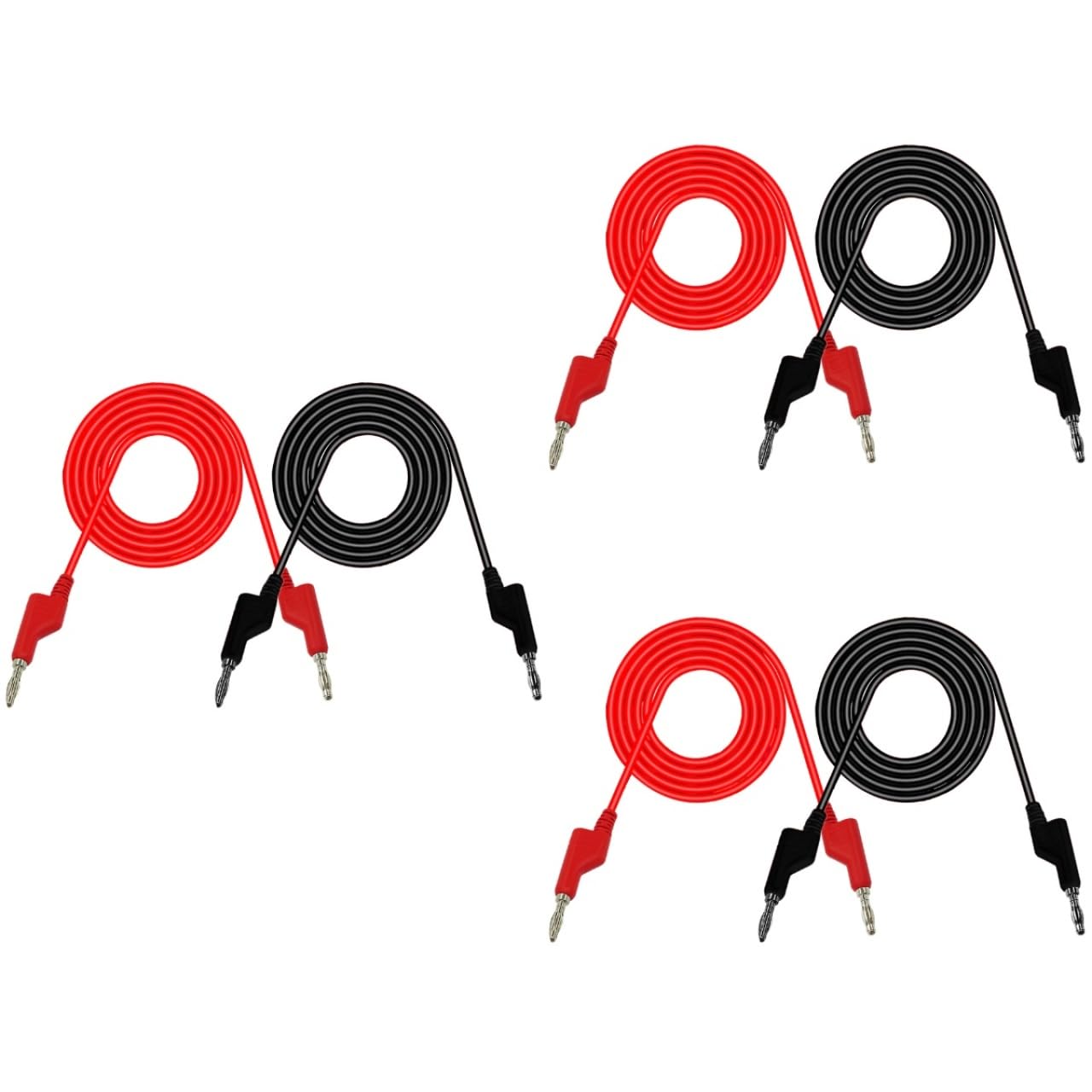 UPKOCH 3sets Banana Test Kabel Multimeter Test Kabel Kit Linie Für Physik Labor 2 Stücke * 3