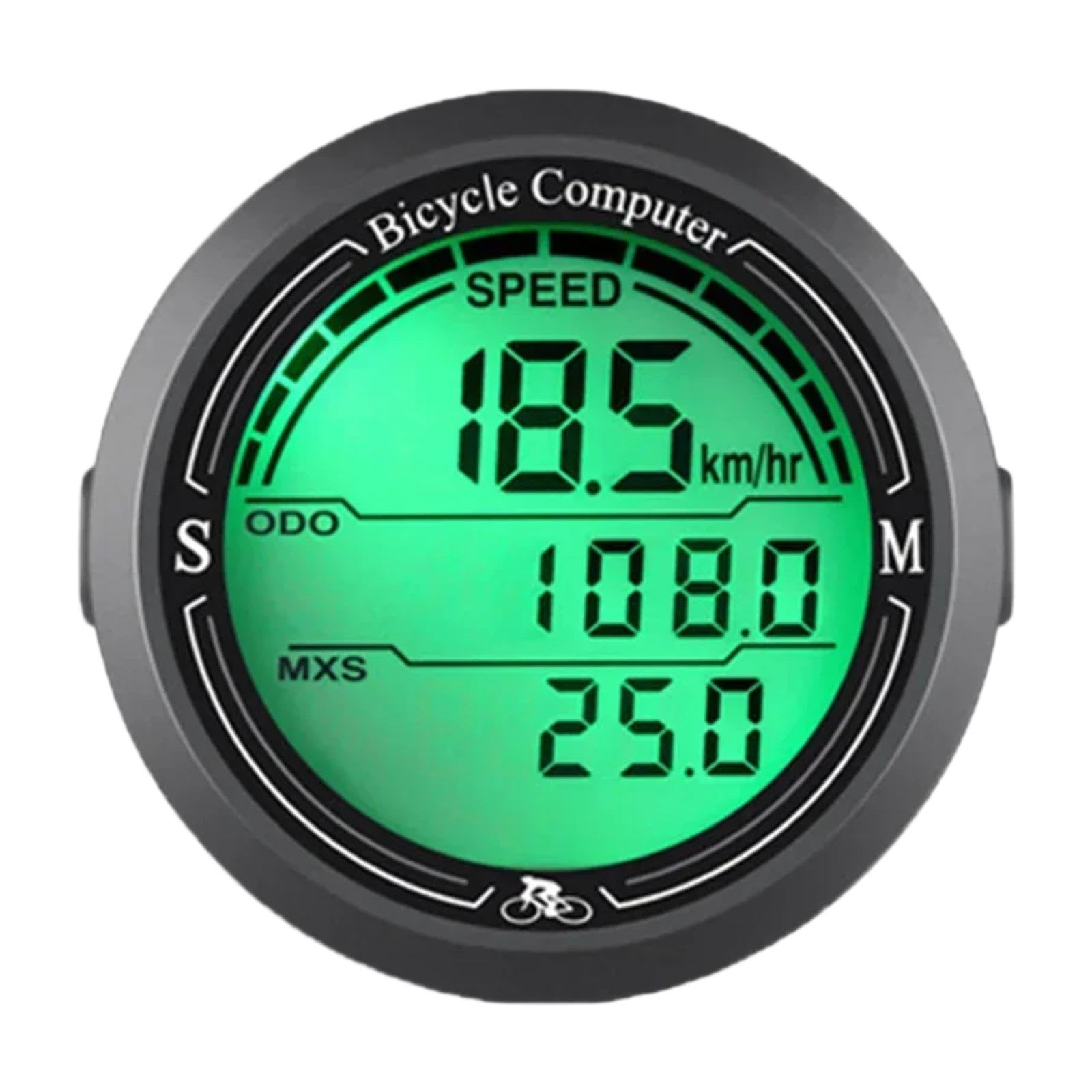 QSTDGVPW Cycling Computer Accessories Large Digital Display Professional High Performance Speedometer