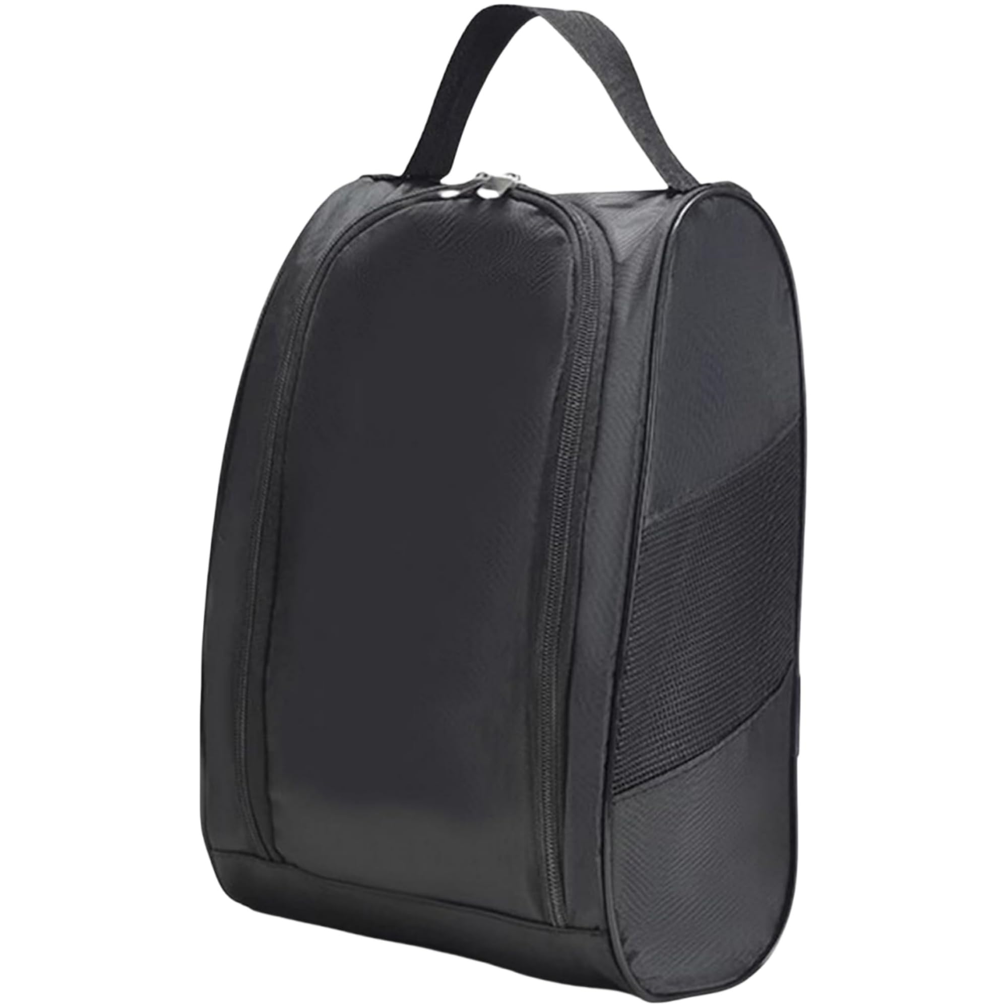 Outdoor Waterproof Golf Shoe Bag with Zipper and Breathable Mesh, Portable Shoes Bag for Storage Sports Accessory