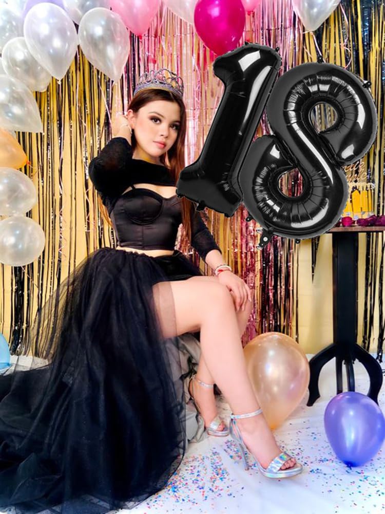 Amazon.com: 60 Balloon Numbers, Happy 60th Birthday Decorations for Men  Women, Black Number 60 Balloons Party Decorations for Wedding, Celebration  Party, Graduations : Home & Kitchen