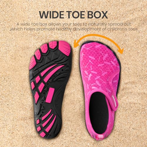 Image of SEEKWAY Barefoot Water Shoes for Kids - Wide Toe Box and Quick-Dry Sand Shoes Toddler for Hiking Swim Beach Pool Kayak Sport Accessories, Camping Essentials Non-Slip for Boys Girls Sizes