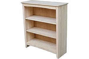 International Concepts Shaker Bookcase Unfinished