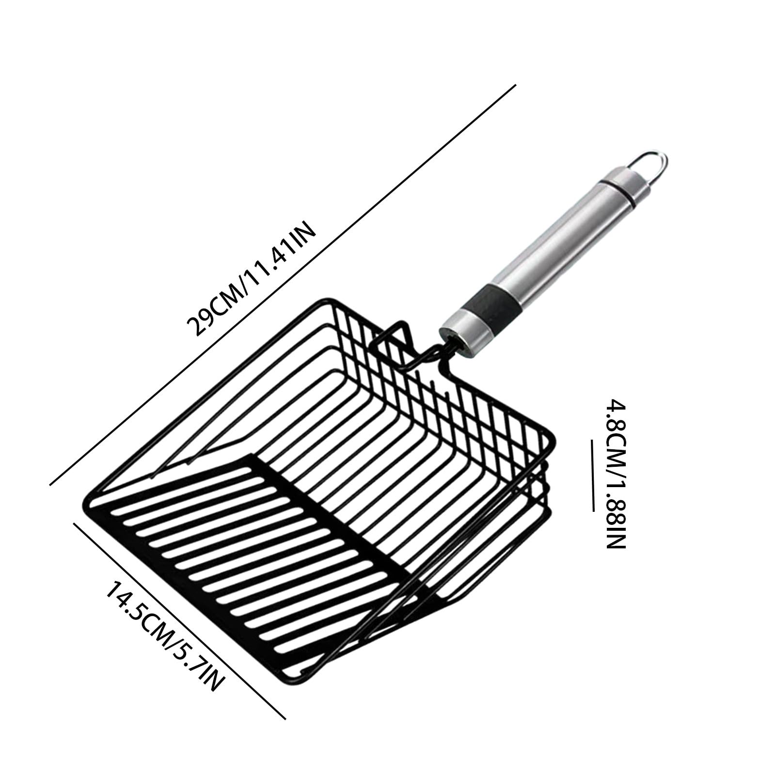 Paletta per lettiera, Paletta for lettiera in Metallo for Gattini, Paletta for Gatti Portatile, ergonomica in for, Antiscivolo for Kolifter