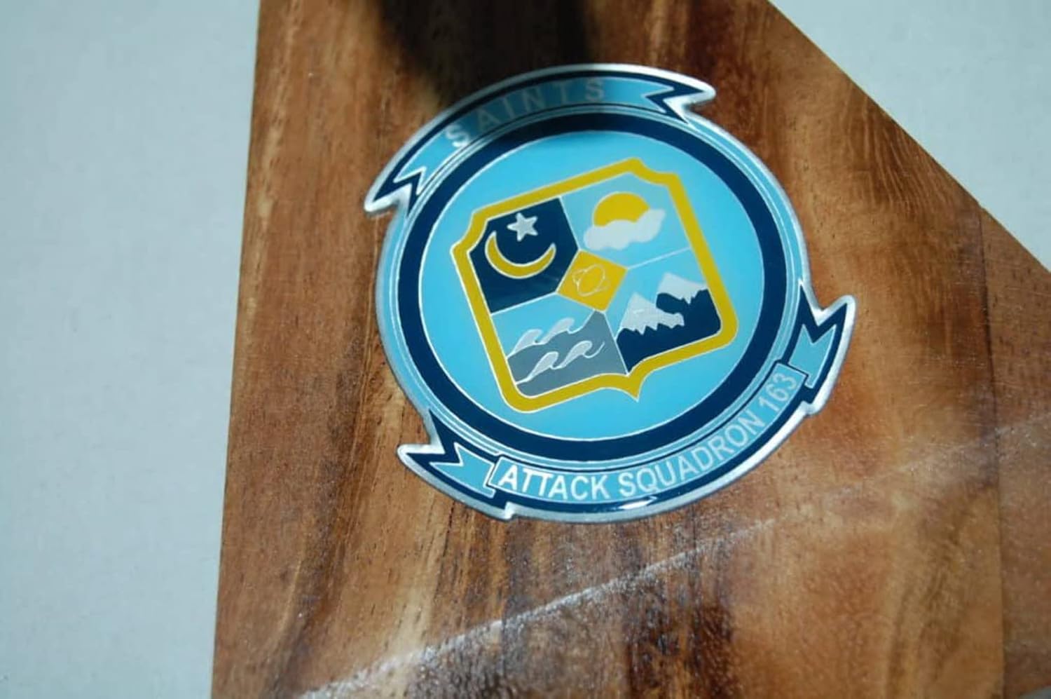 VA-163 Saints A-4E (1965), 18" Mahogany Model