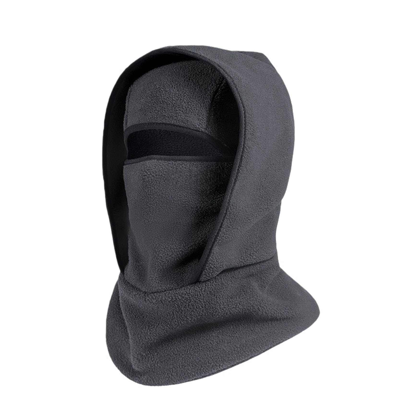 Jeeeun Unisex Dark Gray 3-In-1 Thermal Ski Mask & Neck Warmer – Windproof Winter Hat For Cycling & Outdoor Sports (Dark Gray)