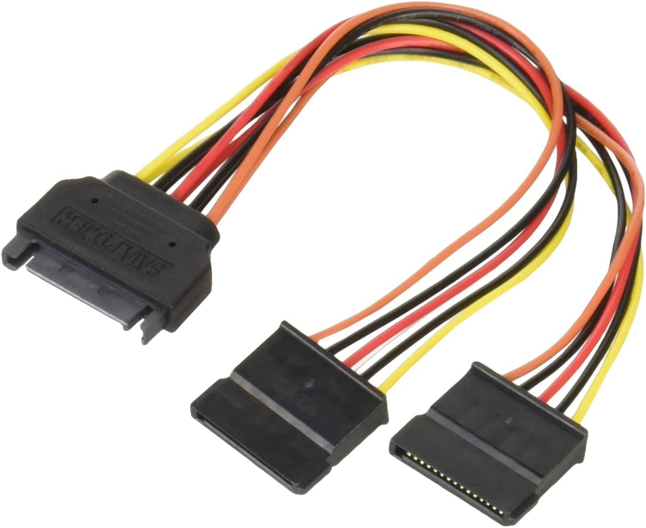 2点おまとめ Amazon.co.jp: AINEX シリアルATA用二股電源ケーブル 15cm S2