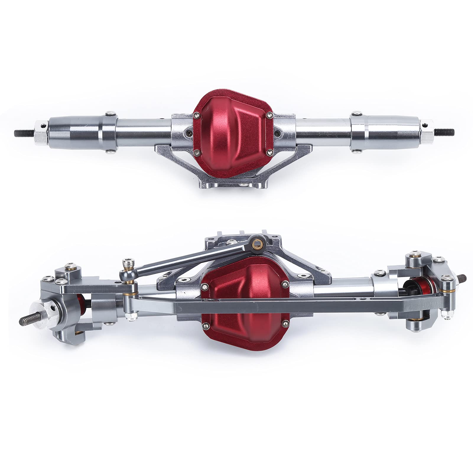 Changor Części do Zdalnego Sterowania Trwałe Akcesoria ze Stopu Aluminium z Wałem Napędowym do Samochodów SCX10 90046 SCX10 90047 1/10 RC