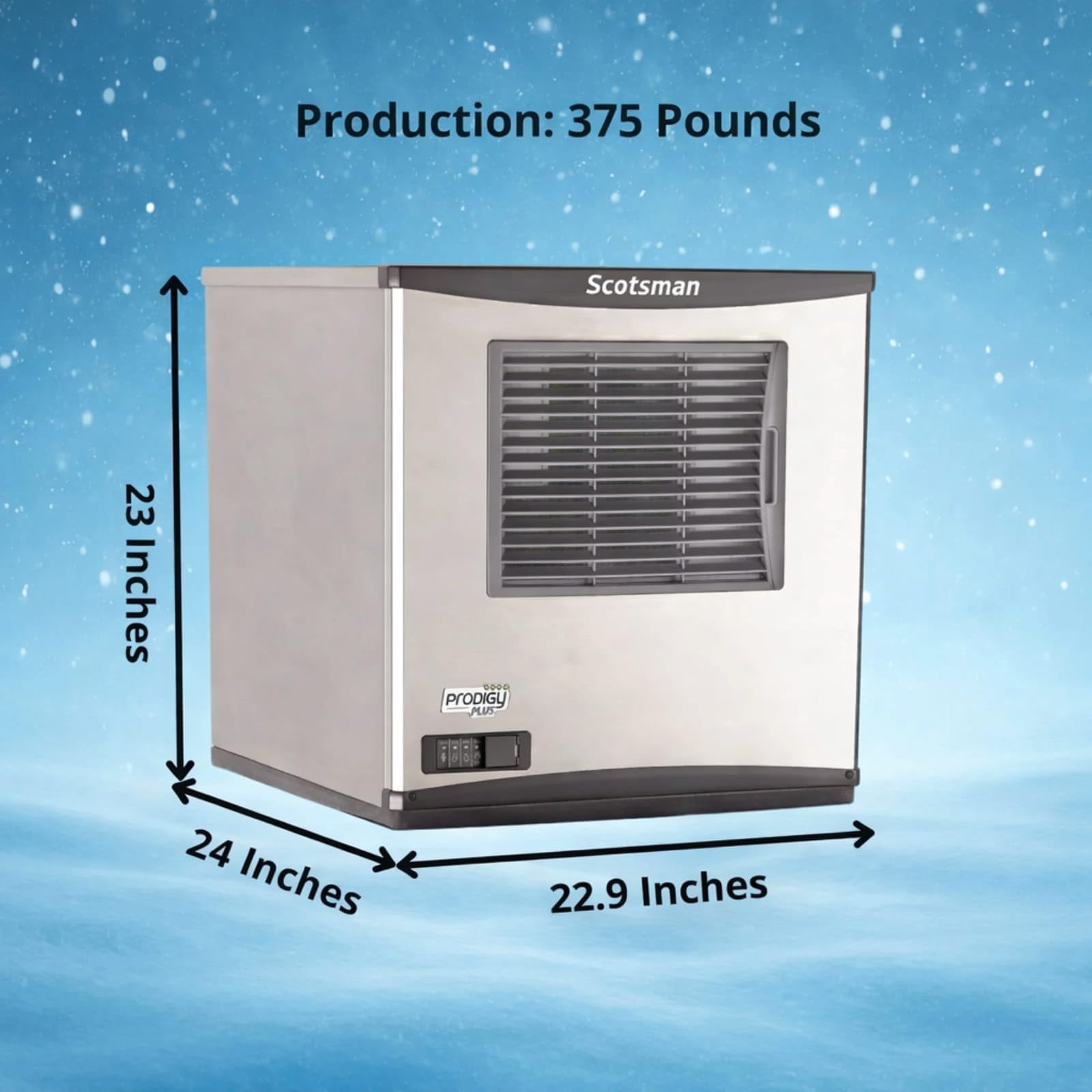 Scotsman Prodigy Plus H2 Nugget 22" Ice Maker - 375 lb/Day on Fridge.com